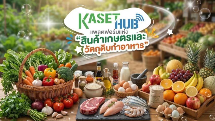 KasetHub.co.th - แพลตฟอร์มแห่ง "สินค้าเกษตรและวัตถุดิบทำอาหาร"